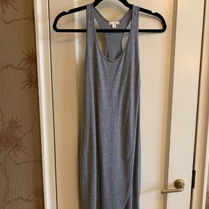 Gap Racerback Knit Dress, Gray, Size XS